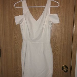 White Sparkle Cocktail Dress